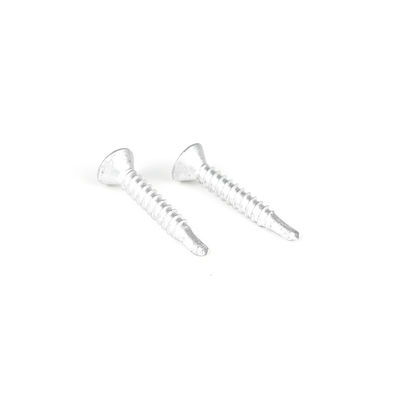 4.2x25 二重金属不?? 鋼 平面ヘッドクロス 木材パルリン固定のためのインセッテッドスクリュー