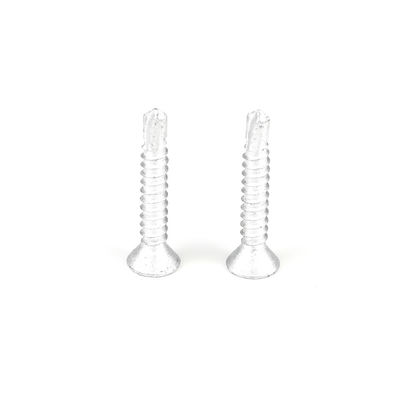 4.2x25 二重金属不?? 鋼 平面ヘッドクロス 木材パルリン固定のためのインセッテッドスクリュー